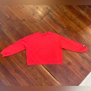 Daily Drills Red Crewneck